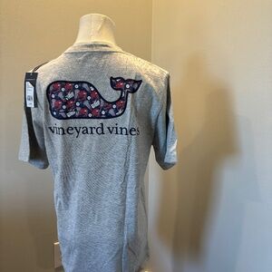 Brand New, with tags, Boys Vineyard Vine Lacrosse Gray Short Sleeve Tee